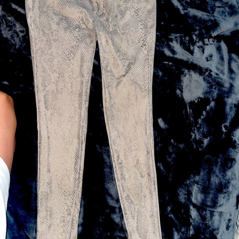 Express snake skin pants
